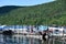 View of Otsego Lake from Lakefront Park in Cooperstown, New York