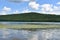 View of Otsego Lake from Sam Smiths Boatyard in Cooperstown, New York