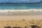 A view out to sea from Orient beach in St Martin