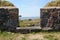 View out to sea from Suomenlinna sea fortress