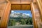 View out of a window of Mountains in Bosnia and Herzegovina