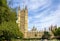 view of the outside of the british parliament