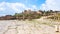 View of Oval Forum and Zeus Temple in Jerash