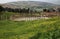 View of the oval square of the ancient Roman city of Jerash