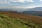 View over Abergavenny from Sugar Loaf