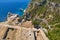 View over Angelocastro Castle, Corfu, Greece