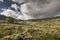 View over Aoineadh Mor Clearances in Ardnamurchan, Scotland.