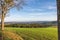 View Over the Autumnal Volcanic Landscape Hegau near Lake Constance, Germany