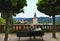 View over Baden-Baden to the old town with Stiftskirche church in Baden-Baden