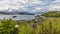 A view over the bay and town of Oban, Scotland from Oban Bay