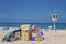 View over the beach in Dahme