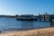 View over the beach at Watsons Bay, Australia`s oldest fishing village and a thriving local inlet popular with splendid views,