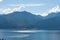 View over beautiful lake Como