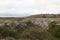 View over The Burren limestone karst landscape, County Clare
