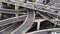 View over busy elevated road junction & skyline, Shanghai