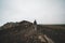 View over Capelinhos volcano, lighthouse of Ponta dos Capelinhos on western coast on Faial island, Azores, Portugal with