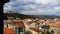 View over city centre of Brno towards Spilberk castle