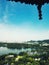 View over the city of Hanghzou in China from Leifeng pagoda