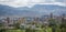 View over the city Medellin in Colombia.