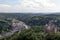 A view over the city Vianden in Luxembourg