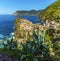 A view over the colourful village of Vernazza