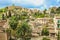 View over Deia town at the west coast of Mallorca, Spain