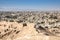 View over the desert city Kerman, Iran