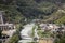 A view over the Dora Baltea river and Borgo village - Montjovet