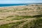 View over the Dunes d`Hattainville, Normandy Fance