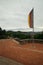 View Over Eisenach With German Flag