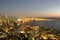 A View Over Elliott bay and Seattle Urban Downtown City Skyline Buildings Waterfront