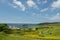 View over farmland at Rubha Hunish on Totternish peninsula, Isle of Skye