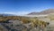 View over fissured surface of Devils Golf Course in the Death Valley in winter