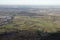 View over a flat landscape from above