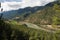 View over the Fraser River and upper Fraser Canyon