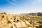 View over ghost town of kharanaq by Yazd