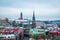 View over Gothenburg in winter, Sweden