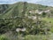 View over green hill and valley of botanical garden, Jardin Botanico Canario Viera y Clavijo, Tafira, Gran Canaria