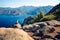 View over the Gulf of Port and Scandola nature reserve in Corsica, France