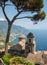 View over Gulf of Salerno from Villa Rufolo, Ravello, Campania
