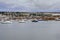 View over the harbor of Penzance , Cornwall