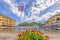 View over the harbour of the Italian coastal town of Portofino