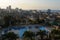 View over Havanna and a the pool of a luxury hotel