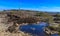 View over the hornisgrinde plateau to the Transmission mast and wind turbine, Black Forest. Baden Wuerttemberg, Germany, Europe