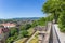 View over Kassel and surrounding hills from the Weinberg park