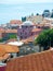 View over kavala old city architecture greece