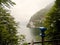 View over the koenigssee from the malerwinkel Berchtesgaden Germany