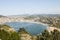 View over La Concha Beach
