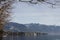 View over the lake of geneva in vevey, switzerland