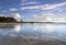 View over lake IJsselmeer